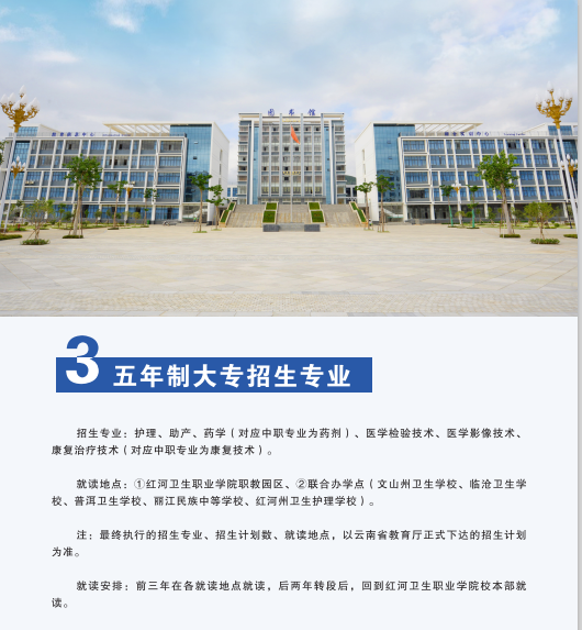 红河卫生职业学院招生